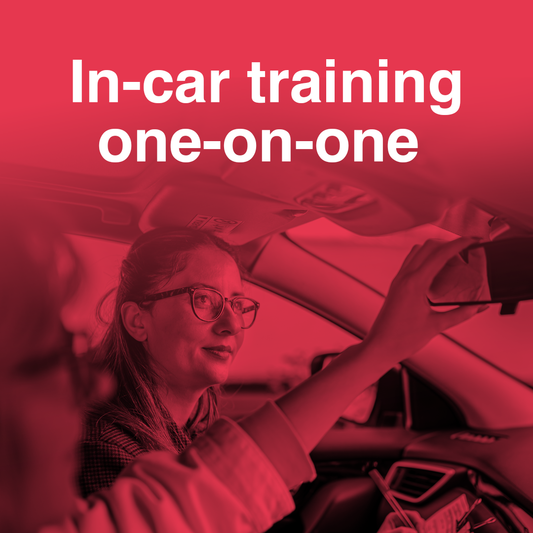 In-car training one-on-one